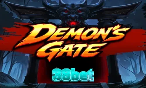 Interface do jogo Demon's Gate com símbolos místicos e portal sombrio